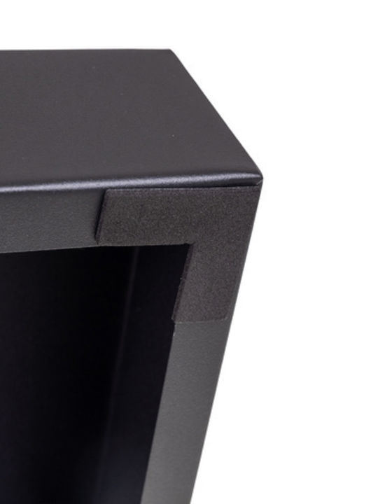 Focar Interior din metal Negru 35x18x17cm