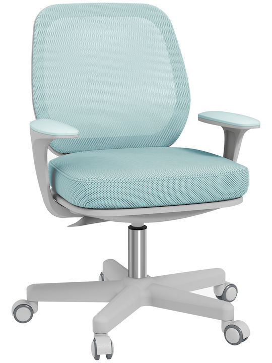 Vinsetto Office Chair with Adjustable Arms Light Green