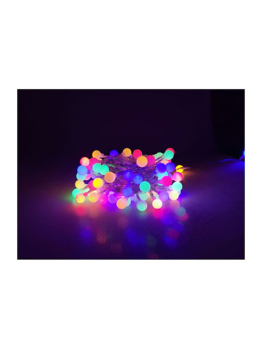 100 Lichterketten LED 10m. Mehrfarbige in Zeichenfolge 1Stück