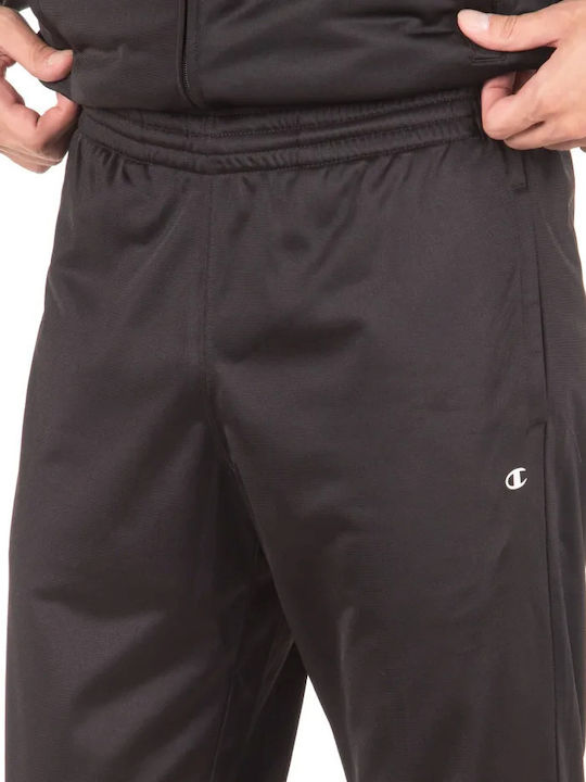 Tracksuit Set With Jacket Glossy Black