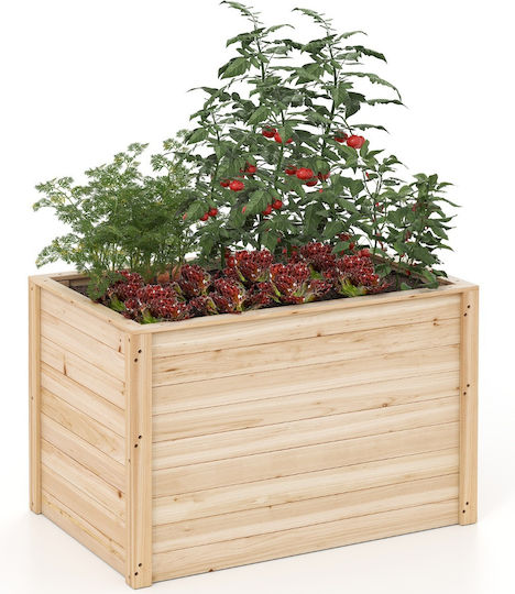 Costway Γλάστρα Ξύλινη 100x64x65.5εκ.