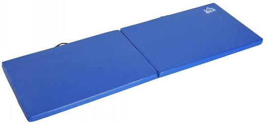 HomCom Klappbare Trainingsmatte Für Kunstturnen Blau (180x60x5cm)