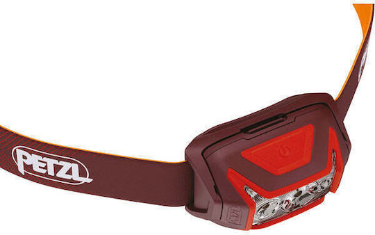 Petzl Lumină de lucru și de sit, cu baterie Lanternă Frontală LED cu Luminozitate Maximă 625lm Roșu