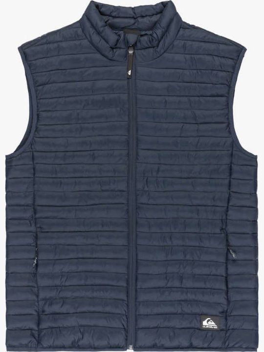 'scaly Ärmellos Jacke Puffer Blau