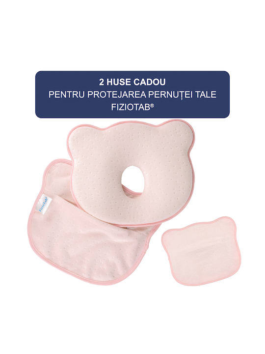 Perna De Somn Pentru Copii Din Spumă De Memorie Roz 20.5x25cm