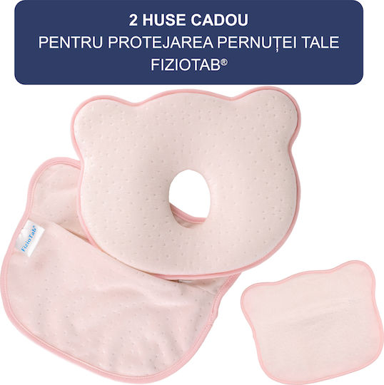 Perna De Somn Pentru Copii Din Spumă De Memorie Roz 20.5x25cm