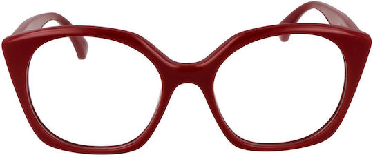 Max Mara Plastic Eyeglass Frame Red MM 5082 066
