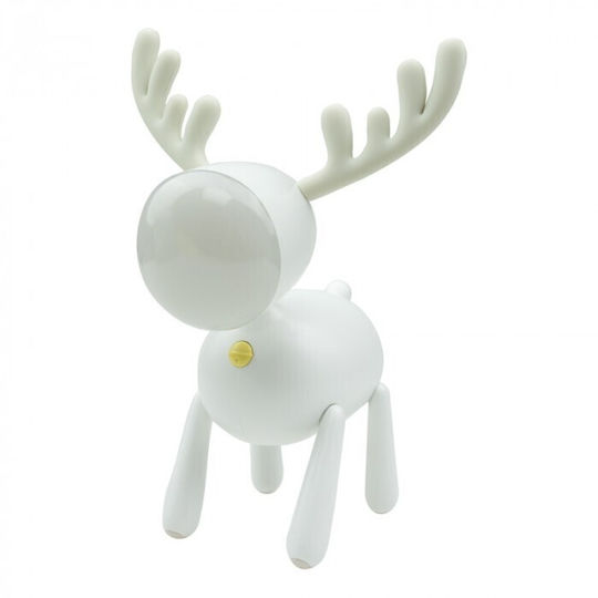 Kinder Tischlampe Nacht Weihnachtselch Weiß