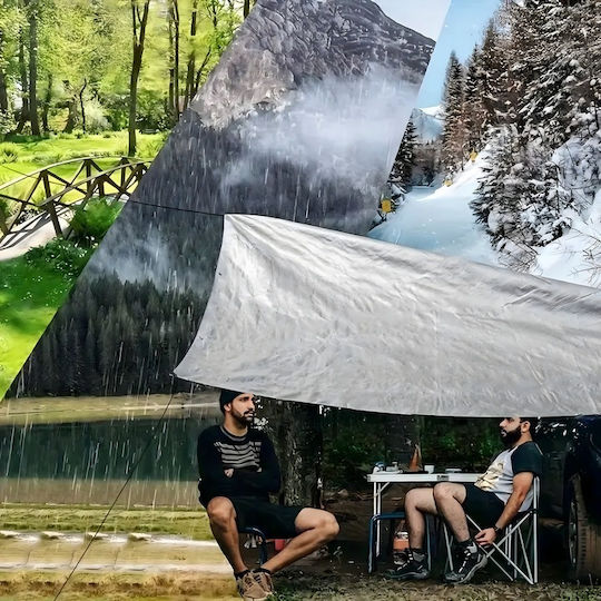 Δίχτυ / Πανί Σκίασης Γκρι 3x4m 80gr/m²