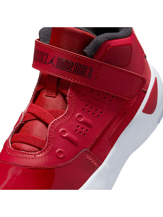 Max Aura Kids Sneakers with Scratch Red