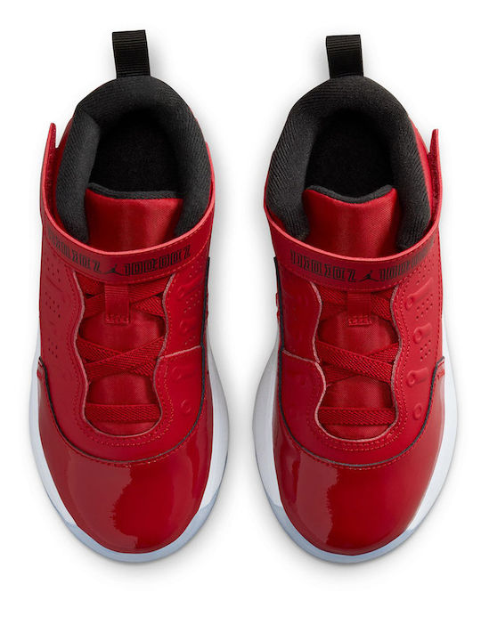 Max Aura Kids Sneakers with Scratch Red