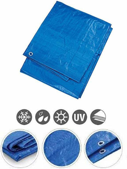 Waterproof Tarpaulin 4x3m. Blue