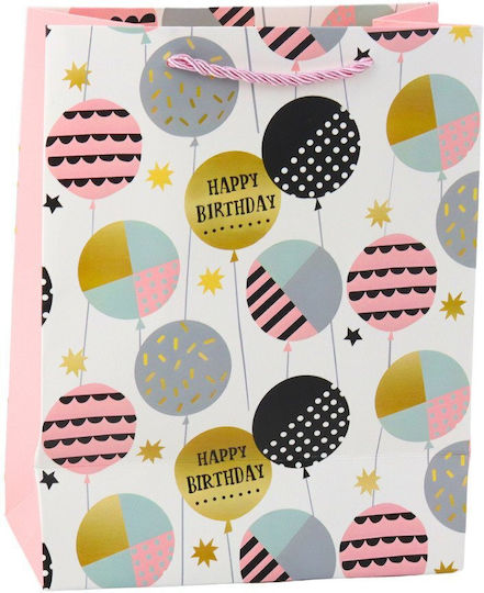 Lean Toys Paper Bag for Gift Multicolored 23x10.5x18cm.