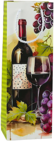 Lean Toys Хартиена Калъф за бутилка Цветна 35x9x12см.