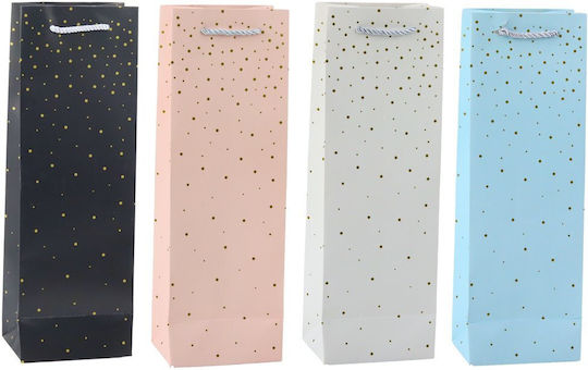 Lean Toys Paper Bag for Gift Gold 35x9x12cm.