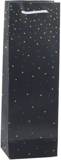 Lean Toys Paper Bag for Gift Gold 35x9x12cm.