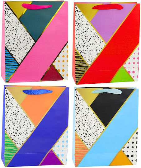 Lean Toys Paper Bag for Gift Multicolored 32x12x26cm.