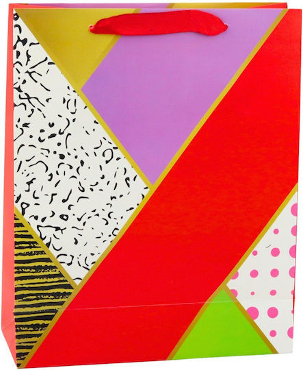 Lean Toys Paper Bag for Gift Multicolored 32x12x26cm.