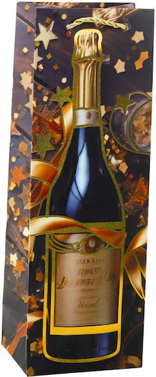 Lean Toys Paper Bottle Case Multicolored 35x9x12cm.