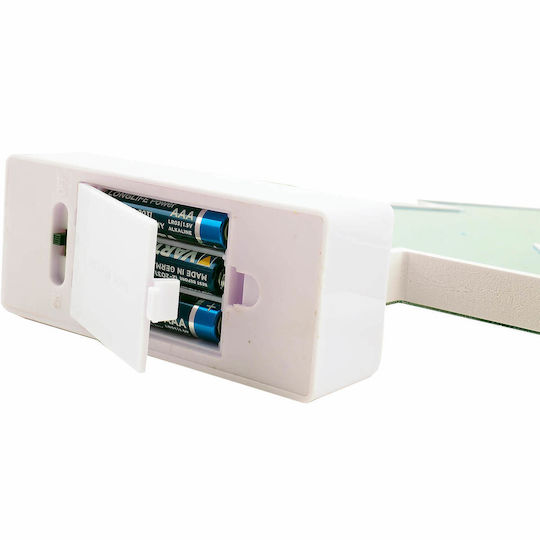 cu lumină LED Decorațiune de Crăciun Plastic Braduleț 20cm. Baterie Verde