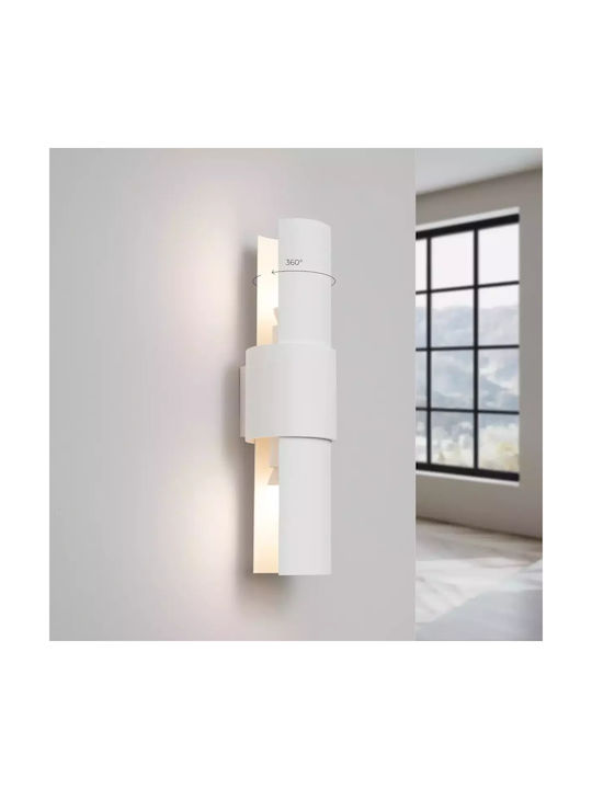 Sollux Klassisch Leuchte Wand mit Fassung E27 Weiß