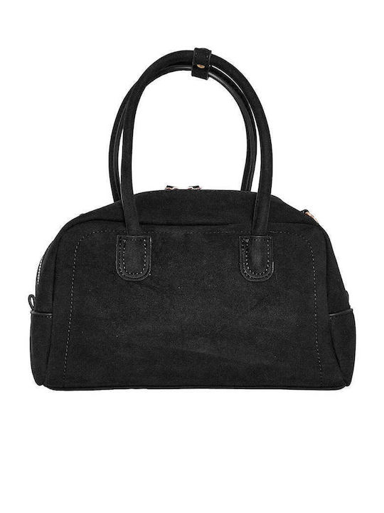 Celestino Women's Suede Look Handbag Black