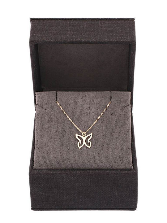 Sorelly Charm mit Design Schmetterling aus Gold 14K