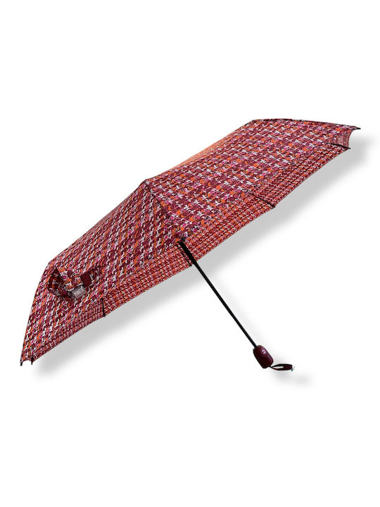 Perletti Umbrella Compact Burgundy