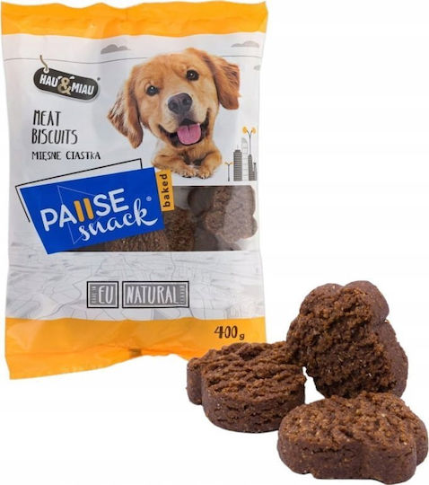 Hau & Miau Μπισκότο Σκύλου με Κρέας 400gr