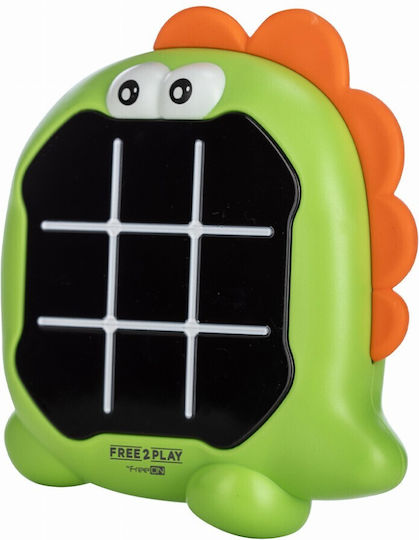 Board Game Tic-Tac-Toe 2 σε 1 Dinosaur for 2 Players 3+ Years Old FreeOn