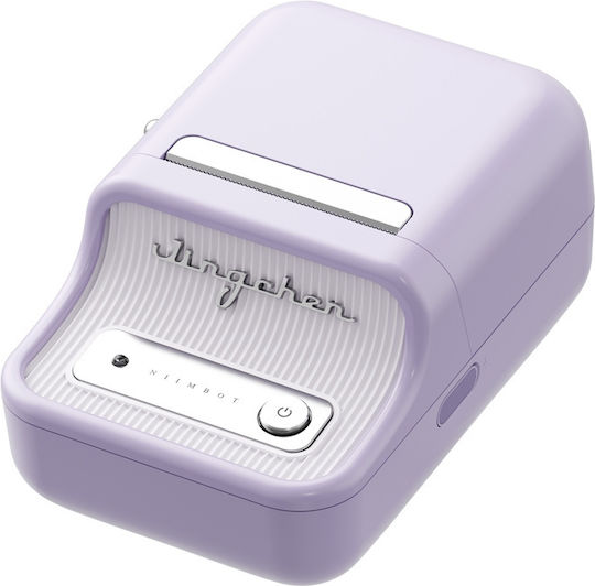 Niimbot B21 Pro Elektronischer Etikettendrucker 1 Zeile mit Bluetooth Lila
