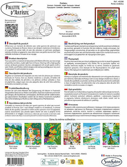 Sentosphere Palette D'artiste Malerei Malen Nach Zahlen Andalusien 028-45200