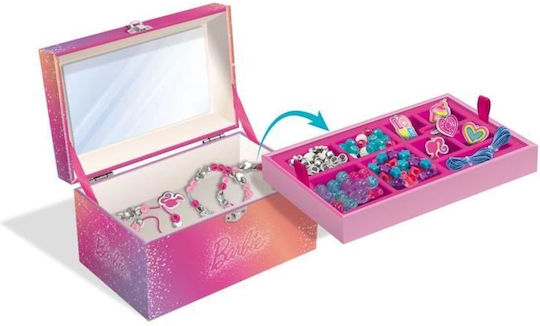 Lisciani Giochi Beads with Barbie jewelry box, We Dream Together for Children 5+ years Years