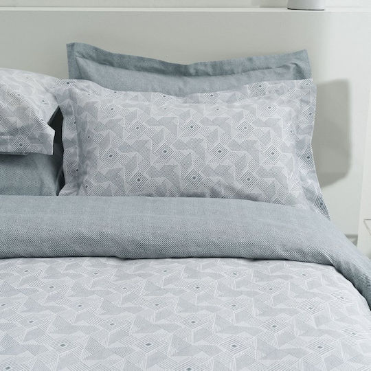 Vesta Home Geneva 2 Σετ Σεντόνια Μονά 170x270εκ. Γκρι (3τμχ)