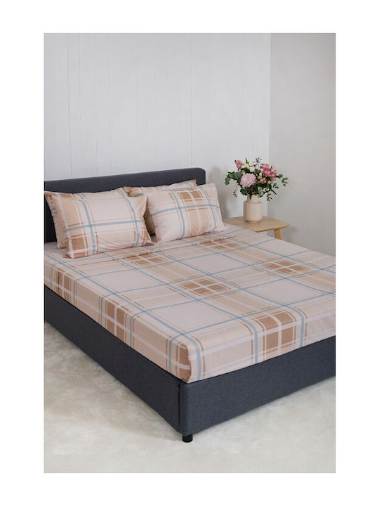 Naf Naf Sheet Sets Queen 240x270cm. Summit Beige 4pcs
