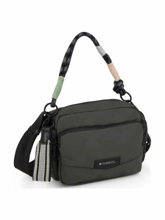 Mina  Damen Schultertasche Khaki