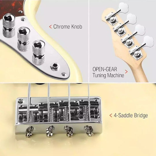 Donner 4-String Electric Bass