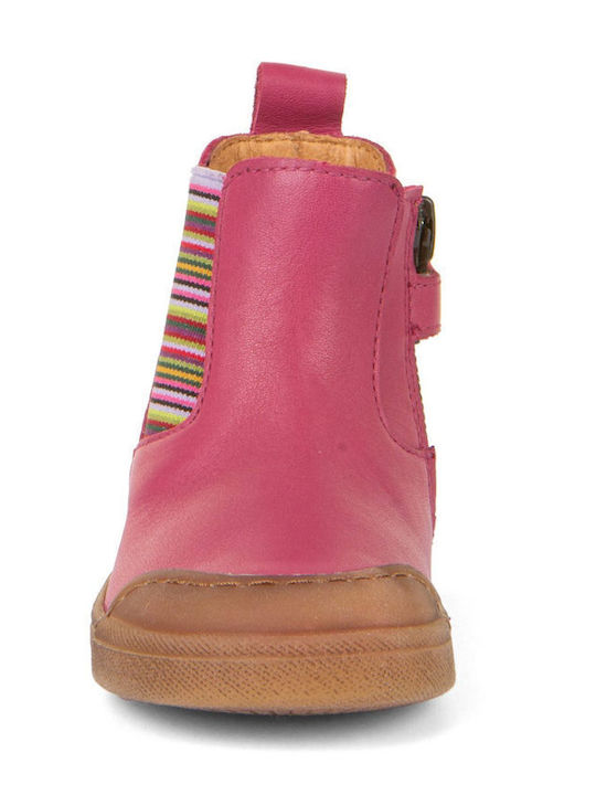Lederne Kinderstiefeletten Rosa