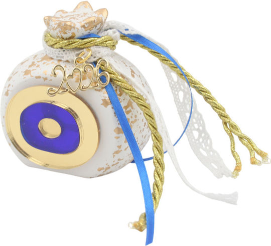 Makwedding Suspendata Amulet Rodie Alb Ceramic 2026 1buc