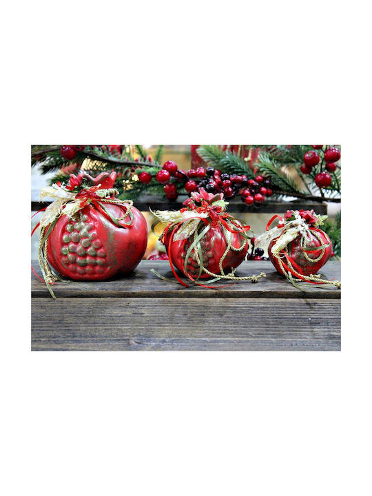 Gerakis Tabletop Lucky Charm Pomegranate Red made of Plaster 8x8.5cm 1pcs Gerakis Tabletop Lucky Charm Pomegranate Red made of Plaster 8x8.5cm 1pcs