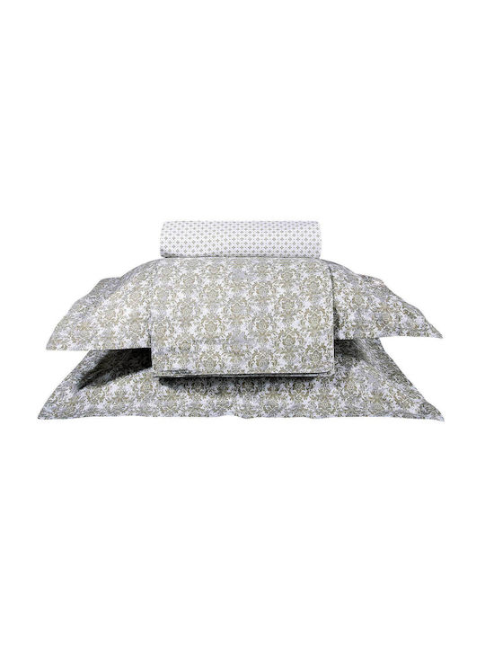 Greenwich Polo Club Sheet Sets Queen 240x260cm. Essential 2368 Essential 2368 Olive Green 4pcs