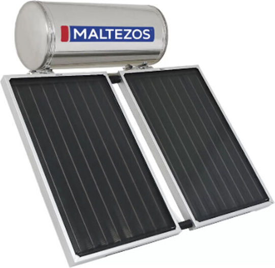Maltezos MALT NCS Încălzitor solar de apă 200lt Inox Dublă acțiune 2.7 m² Selectiv