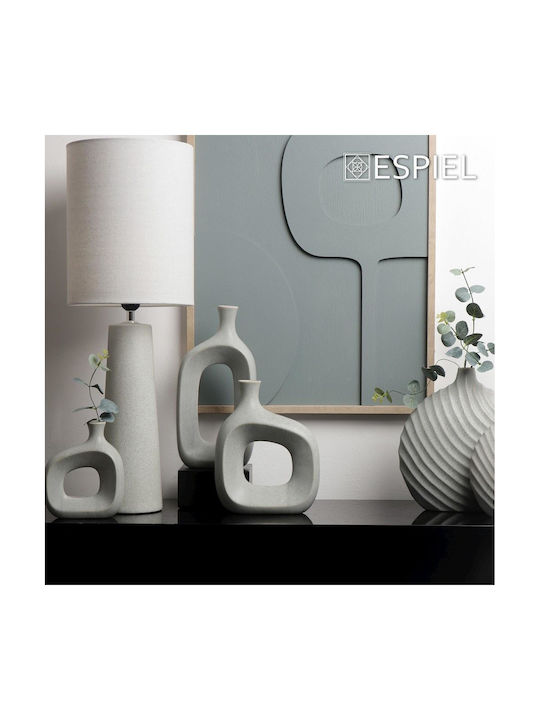 Espiel Decorative Vase Gray 13.5x6x26cm