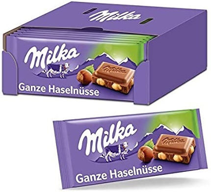 Milka Шоколад Мляко Лешник 90гр