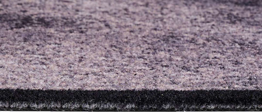 Sdim Fußmatte Teppichboden mit Rutschfestem Untergrund Walk & Wash Grau 67x80cm Dicke 8mm