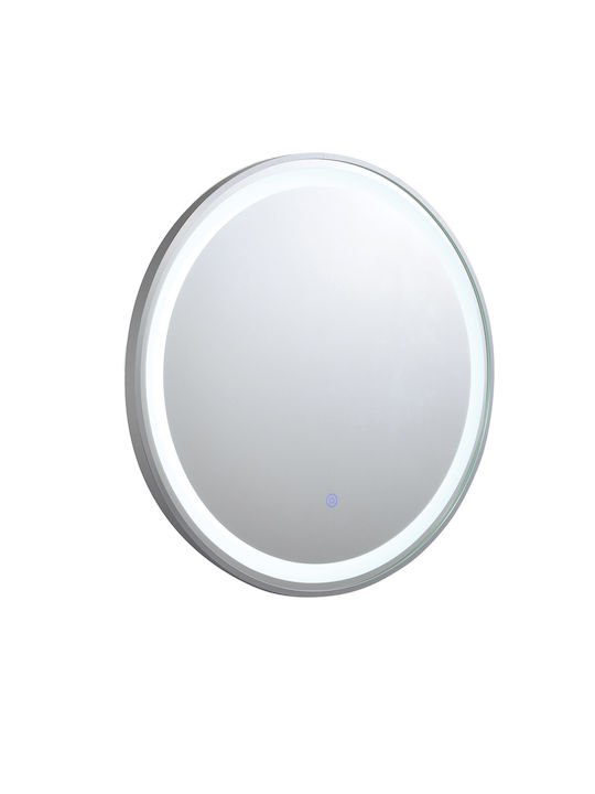 ARlight Кръгло Банско Огледало LED Touch Сребрист
