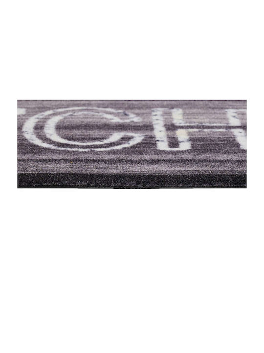 Sdim Kitchen Mat Runner with Non-Slip Underlay Gray 67x120cm