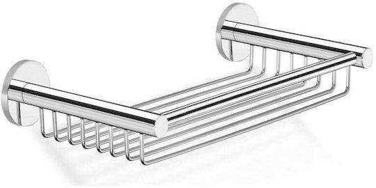 Sanco Twist Wandmontiert Schwamm-Halter Metallisch Silber