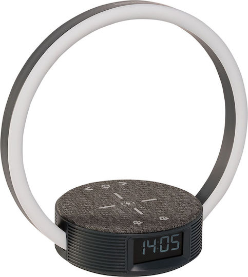 Beurer WL 65 Tabletop Digital Clock with Wireless Charging Black