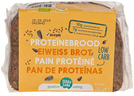 Terrasana Toast Bread Rye Protein 250gr